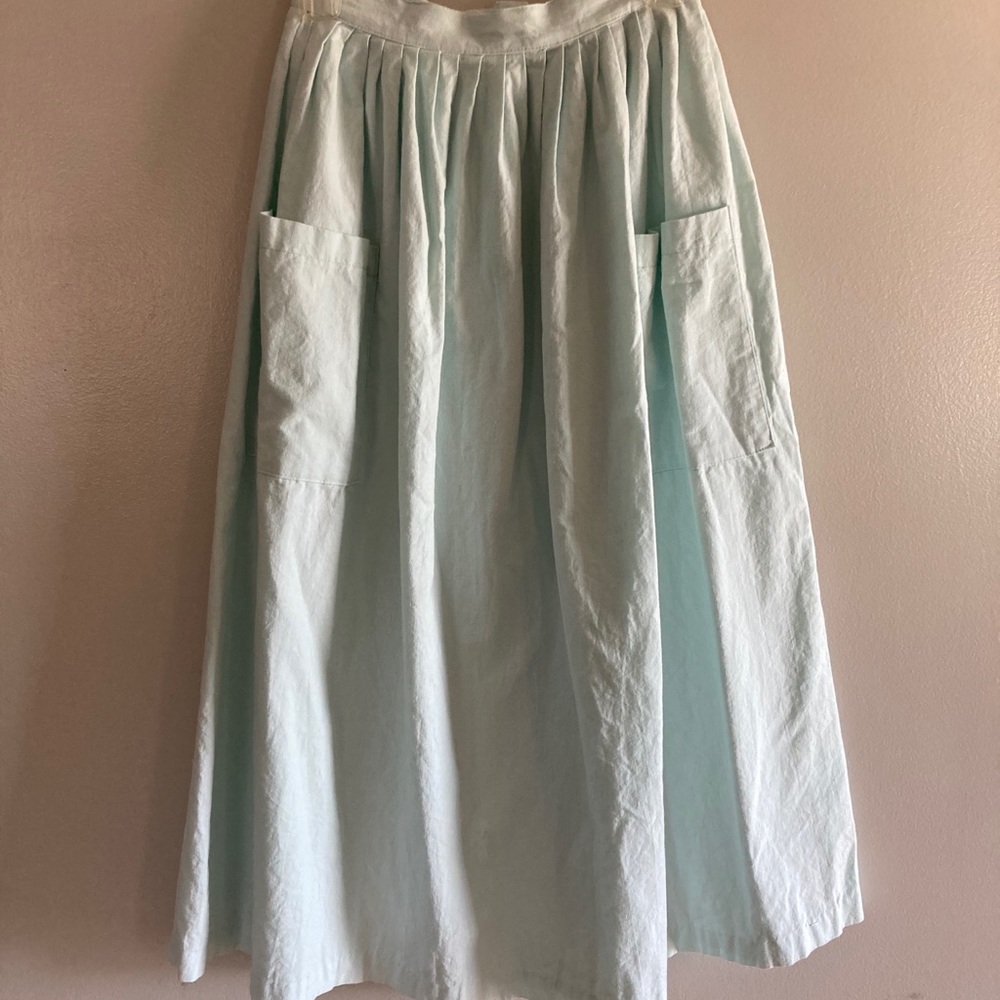 Women’s mint green vintage skirt